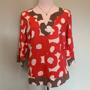 Printed Red Circle Boden Shirt